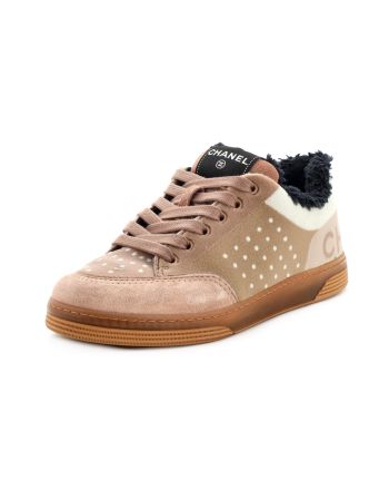 Women's Logo Low-Top Sneakers Suede