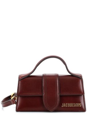 Le Bambino Top Handle Flap Bag Leather