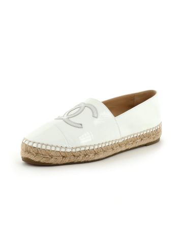 Women's CC Cap Toe Espadrilles Leather