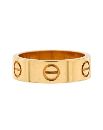 Love Band Ring 18K Yellow Gold