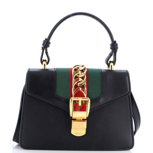 Sylvie Top Handle Bag Leather Mini