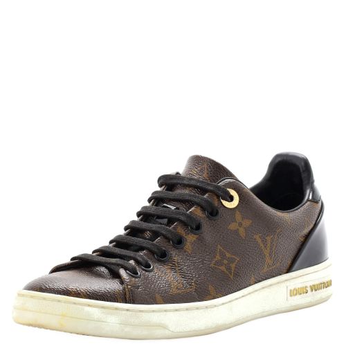 Women's FrontRow Sneakers Monogram Canvas with Patent