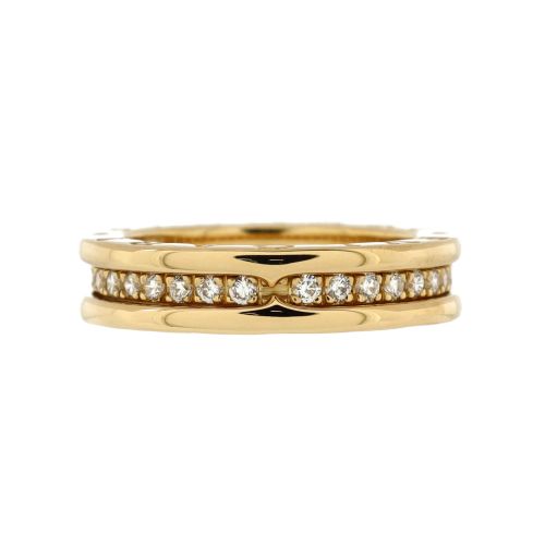 B.Zero1 One Band Ring 18K Yellow Gold and Diamonds