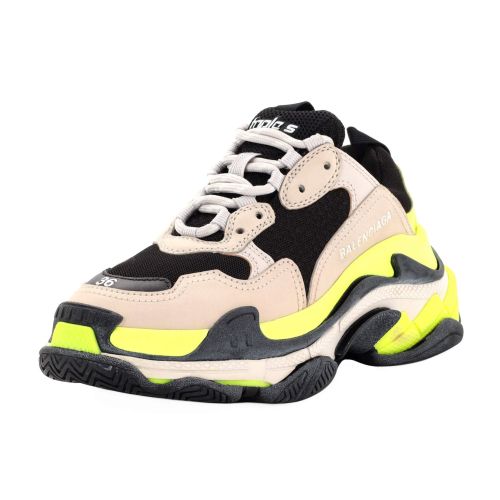 Women's Triple S Sneakers Fabric and Mesh with Faux Leather