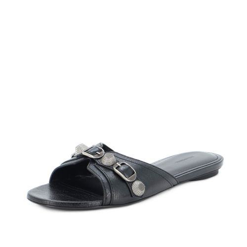 Women's Cagole Flat Sandals Leather