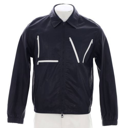 Men's LV Multi Zip Jacket Leather