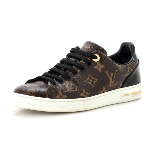 Women's FrontRow Sneakers Monogram Canvas with Patent