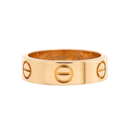 Love Band Ring 18K Rose Gold