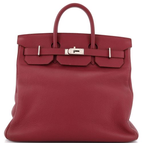 HAC Birkin Bag Rubis Togo with Palladium Hardware 40